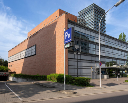 Parkhaus Congresshalle, Zufahrt, P 11